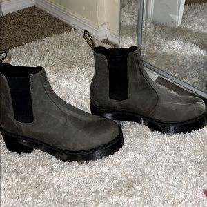 Doc Martens Green Chelsea Boots